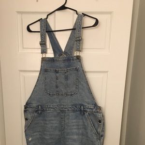 Frayed overalls